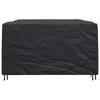 Solid Colored Furniture Cover Black 270 x 180 x 90 cm 210D
