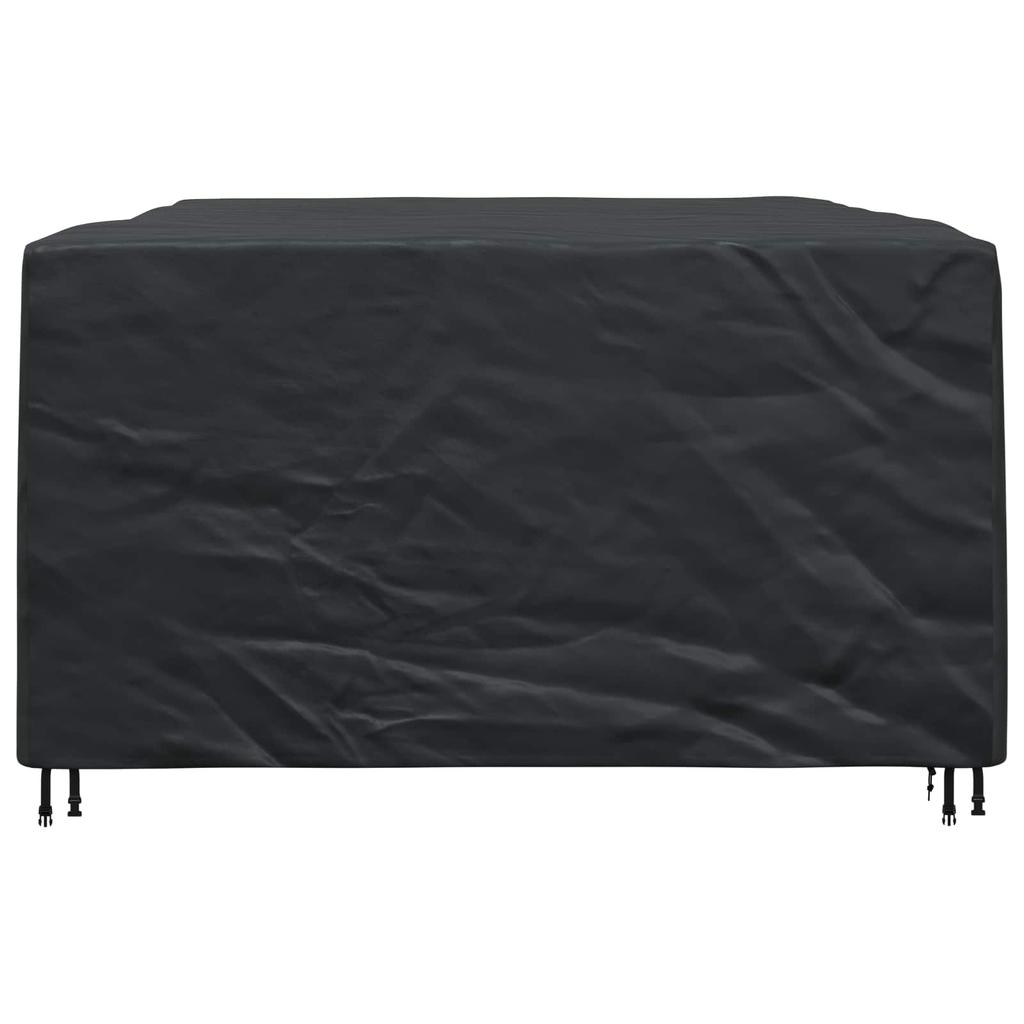 Solid Colored Furniture Cover Black 270 x 180 x 90 cm 210D