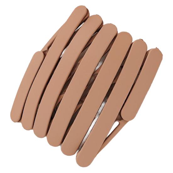 

Women Headband Foldable Stretchy Portable Travel Hair Hoop Pure Color Anti-slip Teeth Bang Headband Versatile Hair Accessory розовый