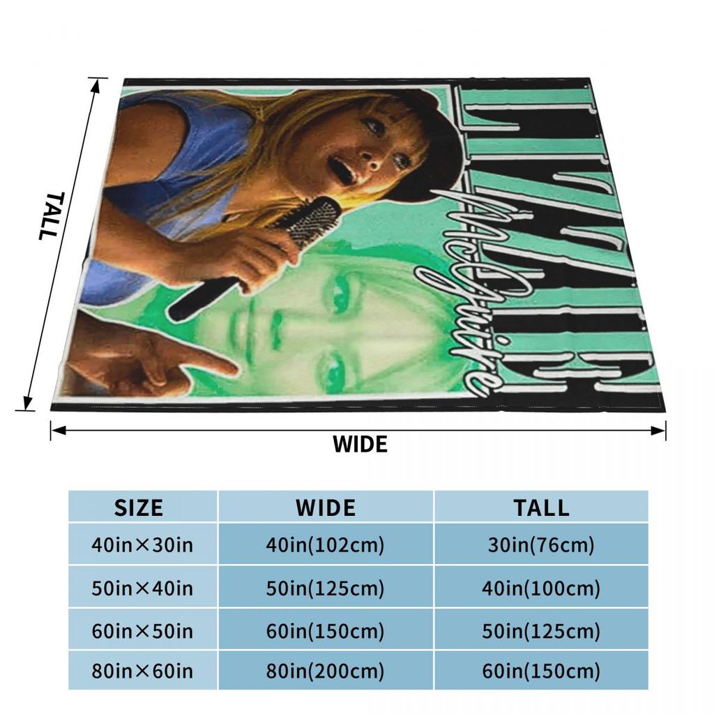 Lizzie Mcguire Cartoon Blankets Soft Warm Flannel Throw Blanket Cover for Bed Living room Picnic Travel Home Couch