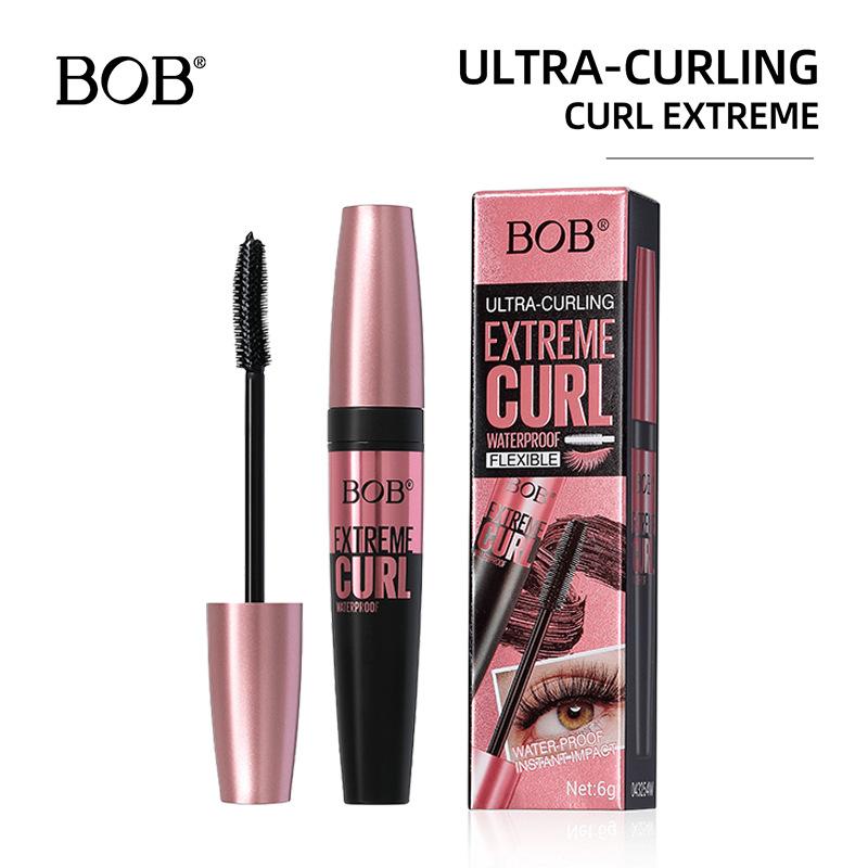 BOB slender mascara, long-lasting setting, lengthened curling, non-smudging, with distinct roots, makeup spot 6G