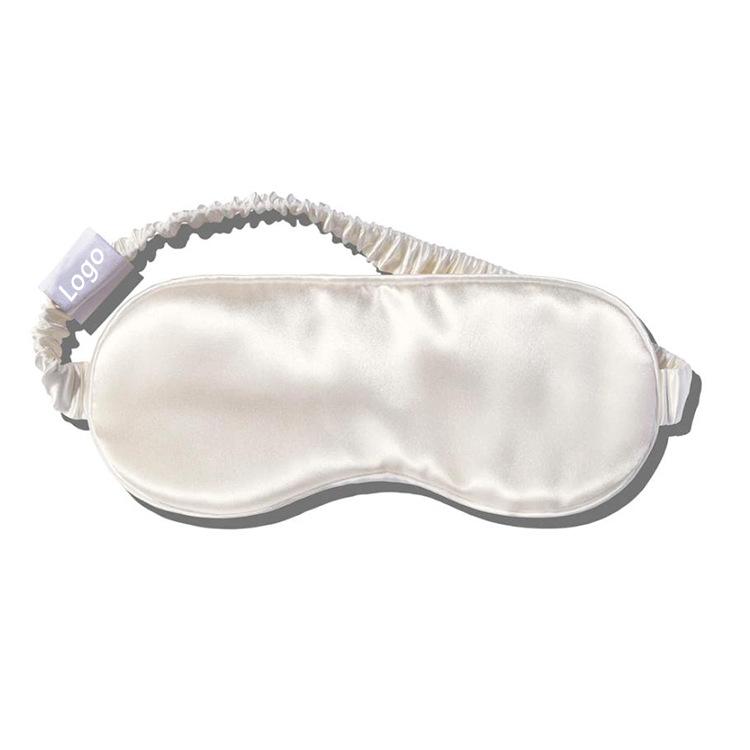 19 Mmisan silk eye mask Glossy satin silk eye mask 100% silk eye mask