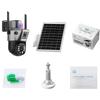 LS VISION 10-kordse suumiga 4G päikesekaamera välisseire 6K 12MP kolme objektiiviga 360 PTZ juhtmevaba automaatse jälgimise turvakaamerad V380 Pro APP