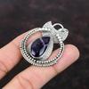 Chevron Amethyst Pendant Handmade Boho Style Jewelry 925 Sterling Silver Pendant Original Gemstone Jewelry Gift For Bridal Wonderful Pendant