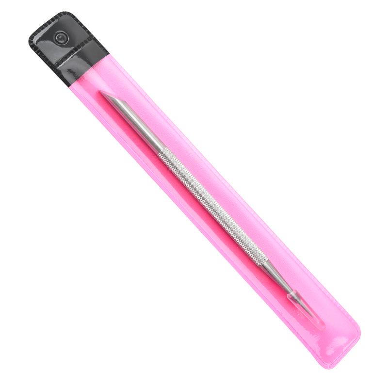 

Маникюрная стальная двухсторонняя пилка в русском стиле и средство для удаления кутикулы