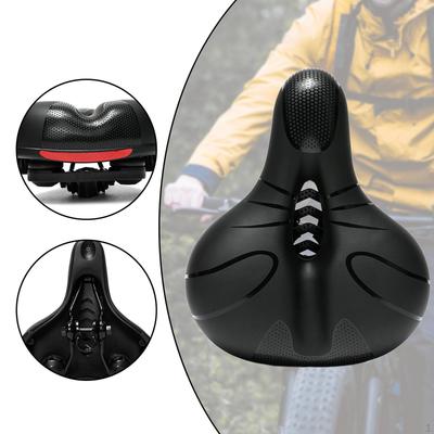 Fahrradsitz Sattel Zubehör Wasserdicht Bequem Weich Breit Universal für Männer Frauen Stoß