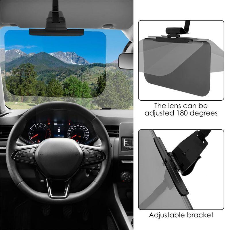 NEW HOT In Stock-Sun Visor Extender For Car, Anti-Glare Sunvisor Extension Shade Attachment, Universal Car Visor With 180° Adjus