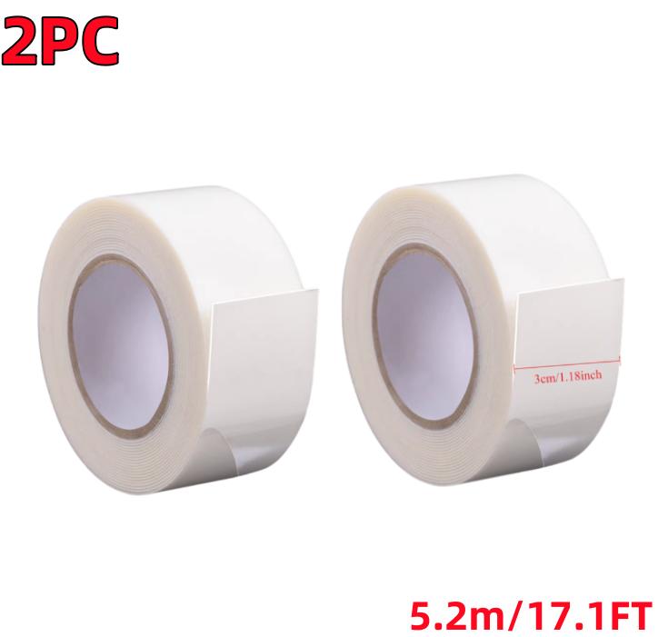 Super Strong White Double Sided Foam Tape Waterproof Adhesive Mounting Pad for Wall Fixing, Anti-Collision and small Items