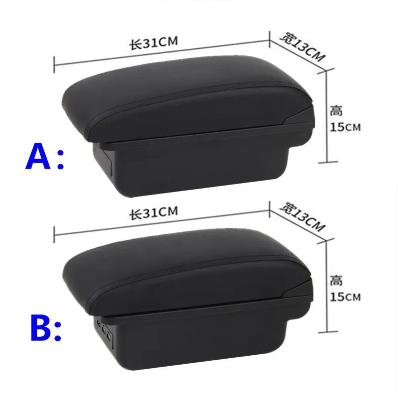 For Fiat Grande Punto Armrest Box for Fiat Punto Car Armrest Box Central Storage Box Interior Retrofit Car Accessories