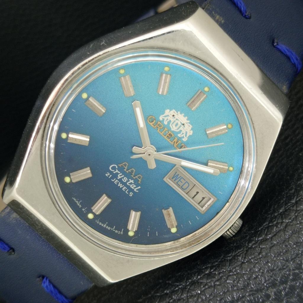 

ORIENT AAA CRYSTAL AUTOMATIC VINTAGE JAPAN МУЖСКИЕ ЧАСЫ С ОРИГИНАЛЬНЫМ ЦИФЕРБЛАТОМ a707782-1
