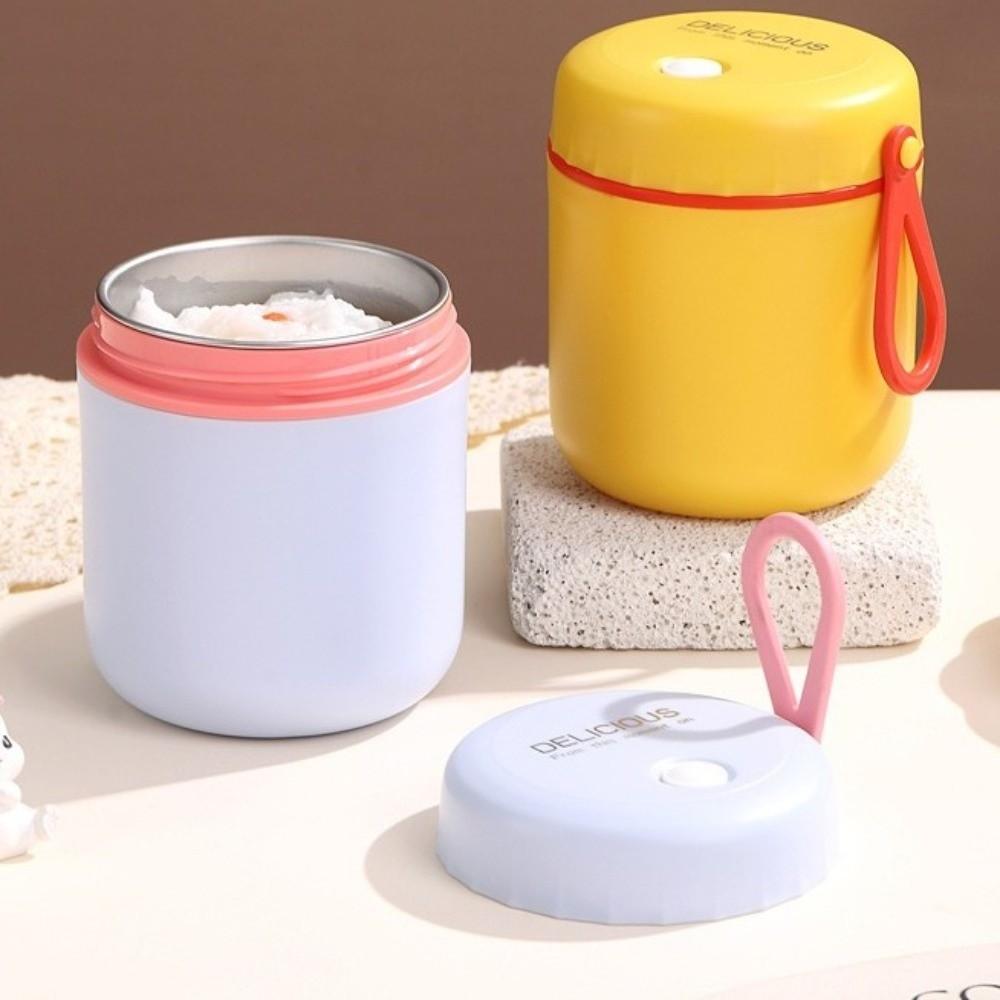 Leak-Proof Thermal Food Container with Spoon Insulated Soup Cup Insulated Container For Kids