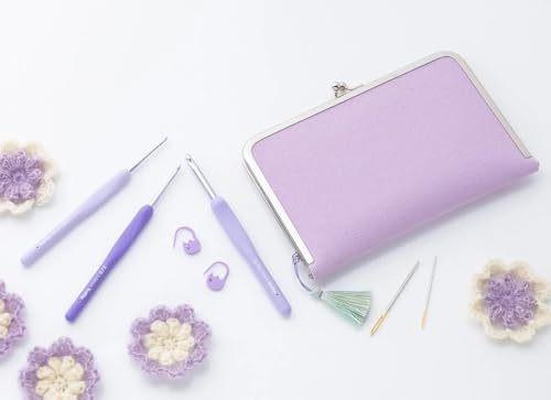 Tulip Knitting Needles ETIMO Murasaki Cushion Grip Crochet Hook Set TEM-001