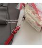 Korean Cute Bow Plaid Handbag - 2025 Autumn/Winter Versatile Shoulder Crossbody Bag