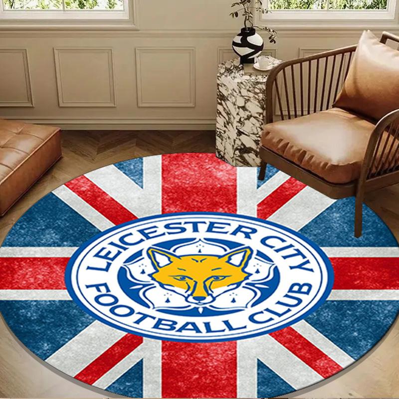 1PC rug Fc Crest Design Round mat Home Decor, Chair rug For livingroom,Bedroom, doormat home decor Birthday Gift Christmas Gifts
