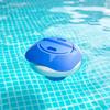 8Inch Adjustable Floating Chlorine Dispenser For Swimming Pools With Rotating Control Rings And Large Capacity Design