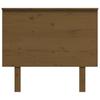 Headboard Honey Brown 94 X 6 X 82.5 Cm Solid Pine Wood