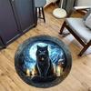 1pc Home Carpet Colorful Floral Design Rug Non Slip Office Decor Gift Living Room Bedroom