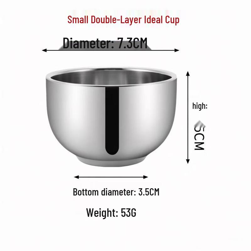 Shangqi 201 Stainless Steel Insulated Double-Layer Cup