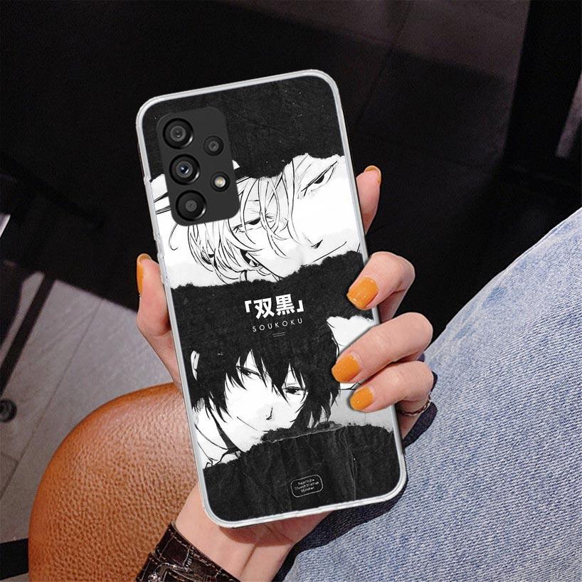Bungo Stray Dogs Double Black Phone Case For Samsung Galaxy A17 A16 A15 A14 A13 A57 A56 A55 A54 A53 A37 A36 A35 A34 A33 A26 A25
