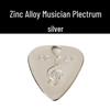 Electric Guitar Metal Pick Pendant - Zinc Alloy Steel Sheet Necklace