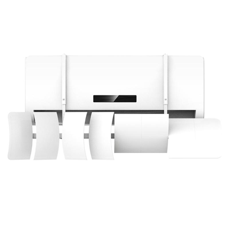 

Регулируемый дефлектор воздуха для кондиционера, дышащая перегородка для кондиционирования воздуха, ветрозащитное устройство для дома и офиса 1