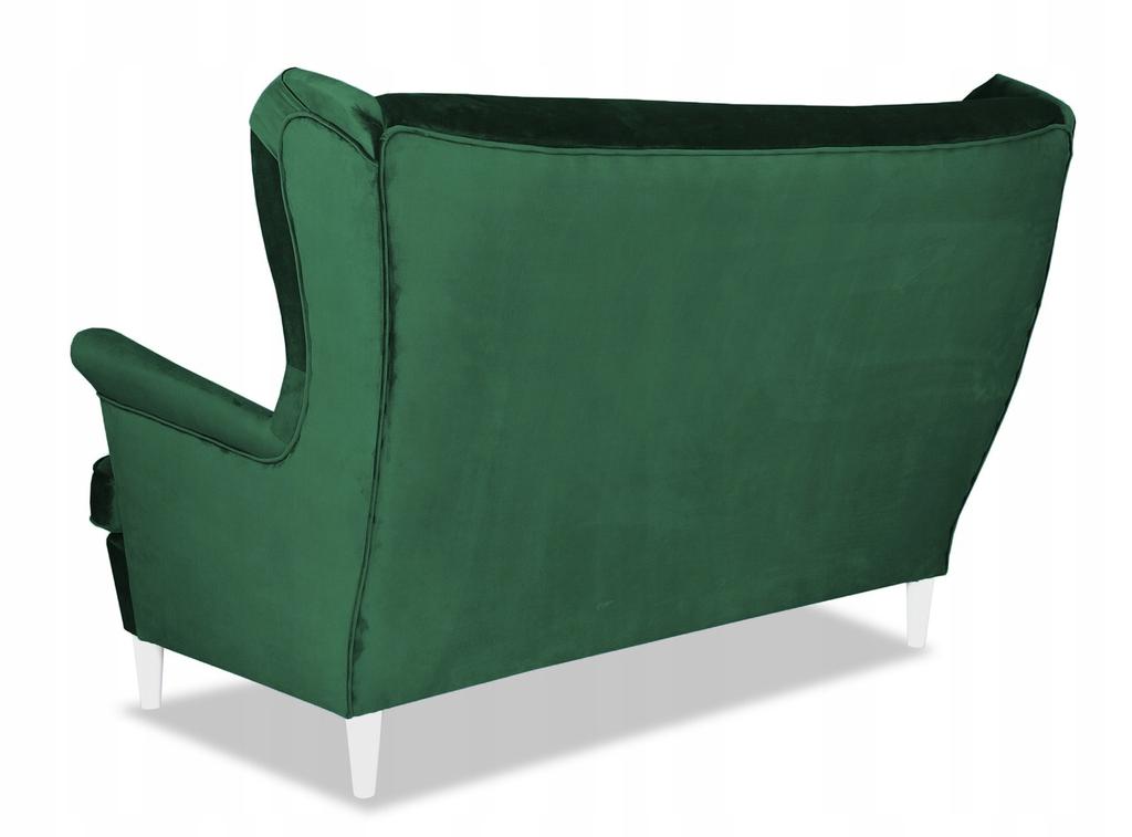 Sofa kanapa uszak Diana skandynawska nie rozkładana Family Meble zieleń but