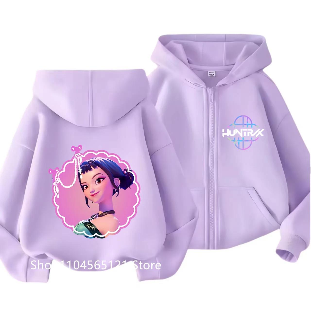 

Zip Up Sweatshirts Kpop Demon Hunters Hoodie Children Clothes Kid Girls Boys Sweatshirt Sajaboys Zipper Hoody Baby Casual Tops 110