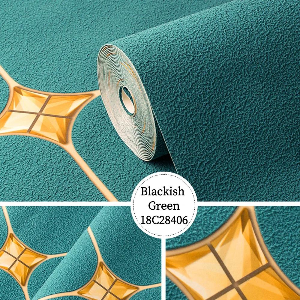 

Нетканые обои «Алмаз» Имитация оленьей кожи Бархат Обои для гостиной 3D рельеф Ресторан Спальня Настенная бумага 9.5mx53cm