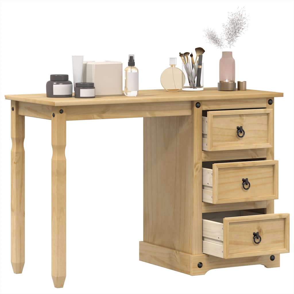 Corona Makeup Table 110 x 47 x 75 cm Solid Pine Wood