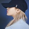 VARZAR Stud Logo Overfit Ball Cap Navy