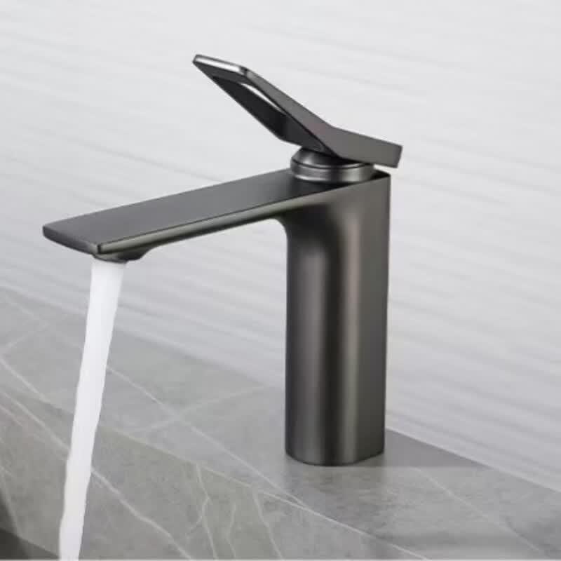 TLXT Gunmetal Grey Basin Mixer Faucet