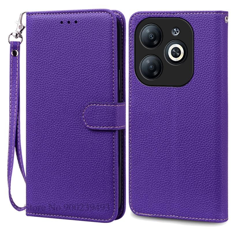 For Infinix Smart 8 / Smart 8 Pro Case Wallet Leather Flip Cover For Infinix Smart 8 Case 8 Plus X6525 X6525D X6525B Phone Cover