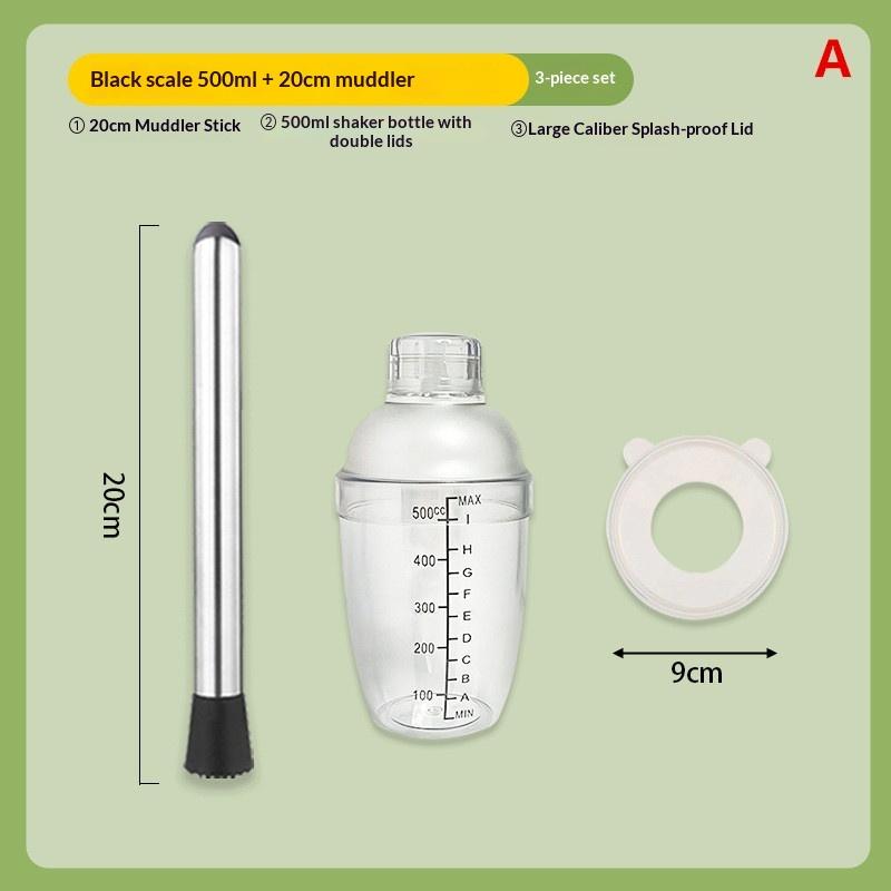 3/5/8Pcs Cocktail Shaker Set Cocktail Shaker And Measuring Jigger Set Drink Mixed Hand Shaker Tools For Bartending And Home Bar