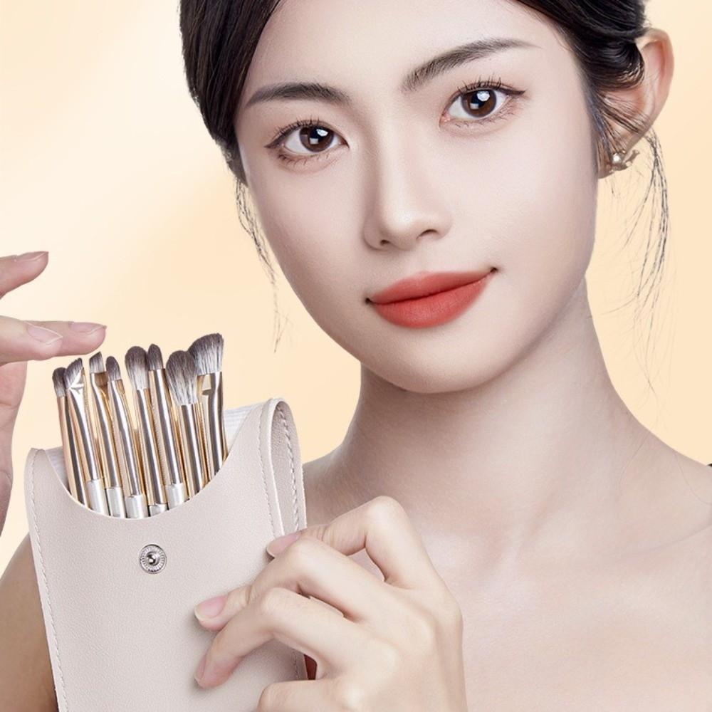 8Pcs Make Up Tool Makeup Brushes Kit Face Bronzer Liner Brow Brush Eyebrow Brush  Beginners