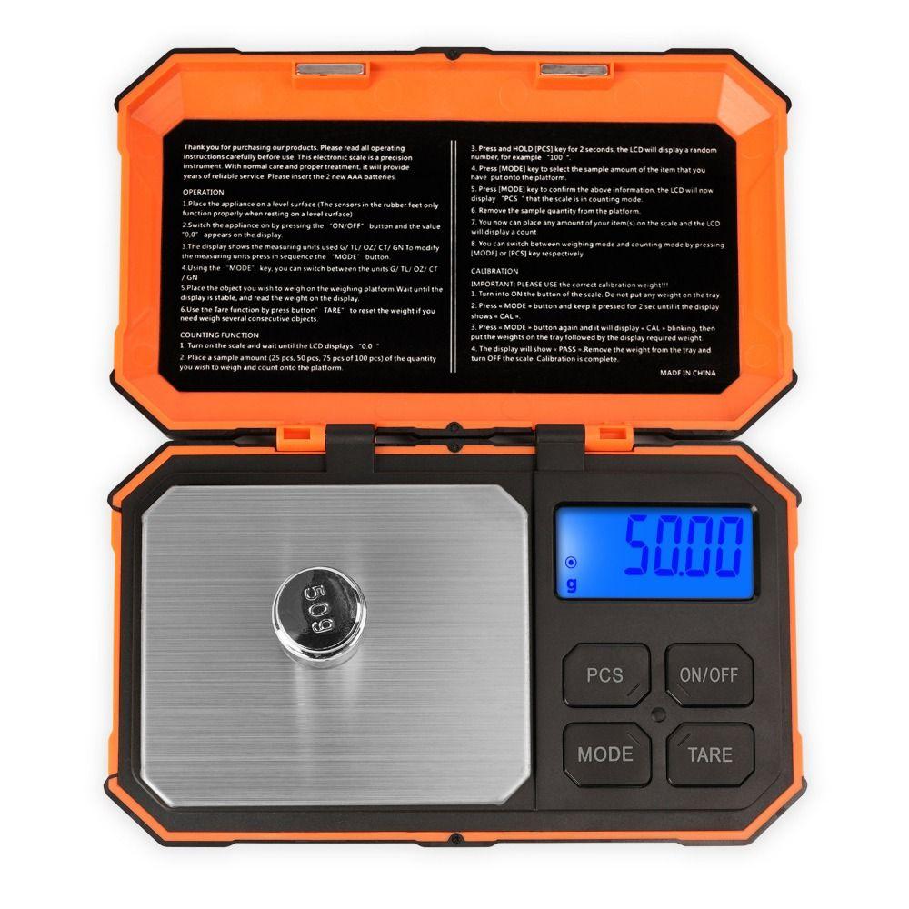 High Precision Electronic Scales 500g 0.01g Digital Scale Milligram Calibration Weights