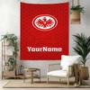 Eintracht Frankfurt Personalizowana Dekoracja Ścienna z Twoim Imieniem Gobelin Artystyczny na Pamięć o Zwierzęciu Urodziny Wesela Tło Imprezowe Rodzinny Prezent