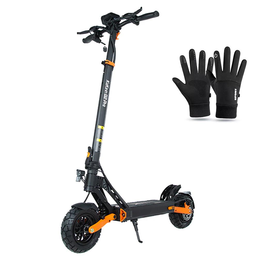 Elektrische Scooter Kukirin 10" 500W Motor Topsnelheid 25Km/h 48V 15.6AH Max Bereik 65Km Zwart G2 Pro VMP