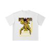 260 GSM Double Yarn 32 Count 100% Cotton Saint Seiya V23 Libra Print Unisex Heavy Cotton T Shirt