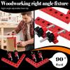 90-degree Positioning Square Right-angle Clamp, Woodworking Cabinet Angle Clamp, Aluminum Alloy L-shaped Woodworking Tool