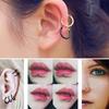 Stainless Steel No-Pierce Spring Ear Clips - Unisex & Invisible Spiral Design