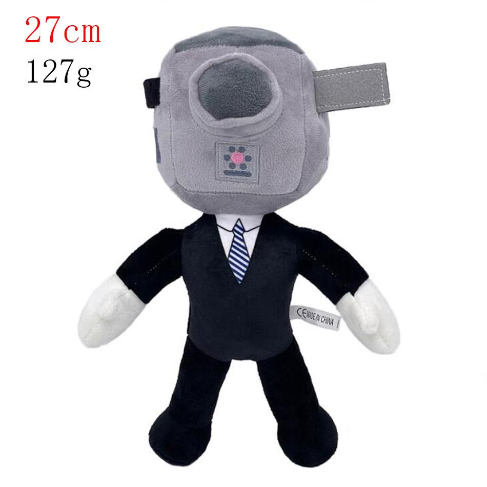 

23-30 см Skibidi туалет плюшевые игрушки персонажи мультфильмов куклы мягкая игрушка мультяшная кукла Рождественский подарок на день рождения для детей