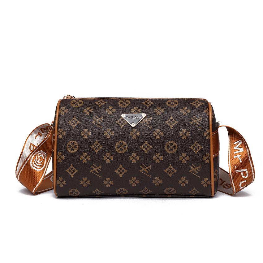 

2024 Новый стиль Женские универсальные сумки через плечо и подмышки: Элегантные цветочные узоры для всех возрастов