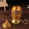Traditional Middle Eastern Arabic Incense Stove Decorative Metal Incense Stove  Home