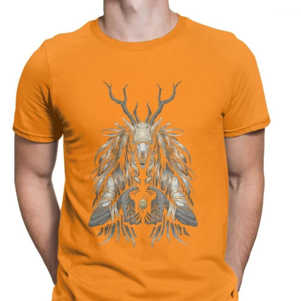 Men's Tops T Shirt The Supplicant Premium Cotton Tshirts Vicar Amelia Bloodborne Scary Harajuku Halloween T Shirt Graphic