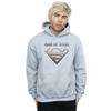 DC Comics Mens Superman Man Of Steel Shield Hoodie
