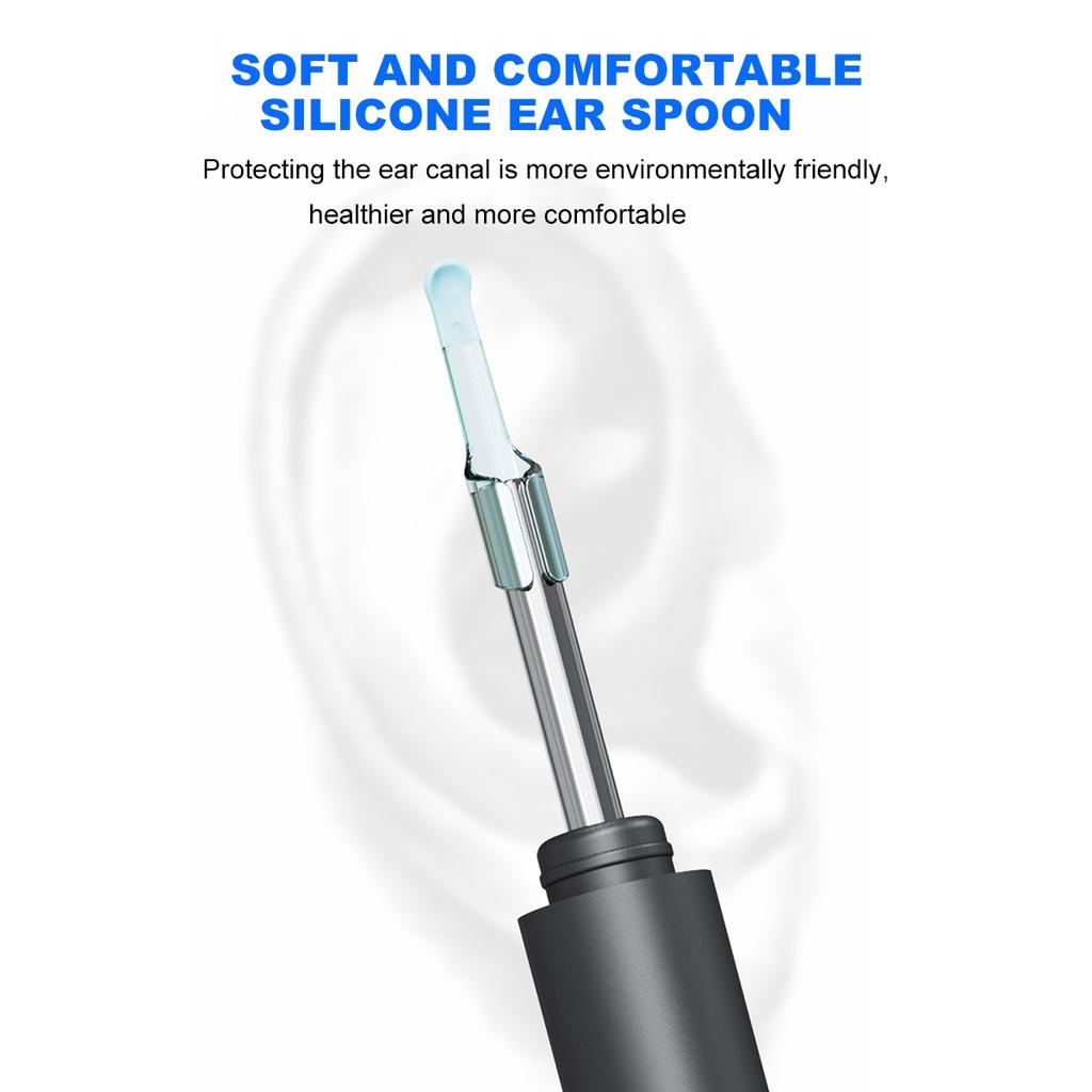 Waterproof Earwax Removal LED Lights WiFi Otoscope Ear Scope Ear Candle Cleaner Wireless 3.5mm Camera LED Light