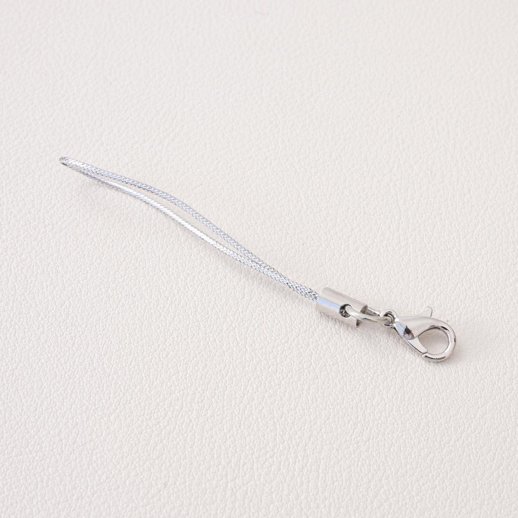 10Pcs/pack Polyester Phone Strap Lobster Clasp Phone Strap Doll String Keychain Phone Lanyard