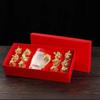 OLOEY Chinesisches Tierkreiszeichen Kristall Spirituosen Glas Geschenkset