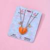 2Pieces Pendant Necklaces Basketball Shaped Pendant Necklaces Jewelry Alloy Material Birthday Gift for Women Men Girls
