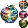 Apple Acrylic Vibrant Charm For Car Interior Decoration In Cartoon Style Colors 1 To 9